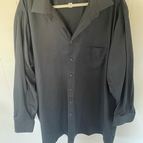 Van Heusen Black Dress Shirt for Men - Picture 4 of 9